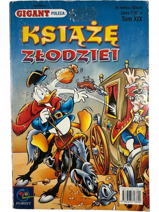 Zdjęcie egzemplarza: Książę złodziei / Gigant Poleca / Komiks nr 19 / rok 2002