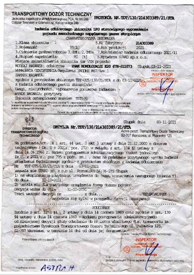LPG LPG BUTLA 55L + DOCUMENTOS IMPORTANTE 2031 7