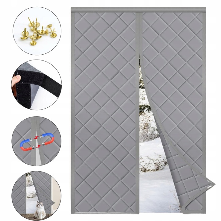 Závěs Na Magnet Pro Dveře 90x200 cm Pevná