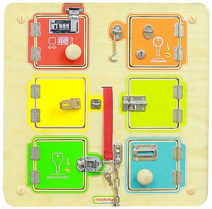 TABLICA MANIPULACYJNA ZAMKI DO DRZWI MASTERKIDZ Marka Masterkidz