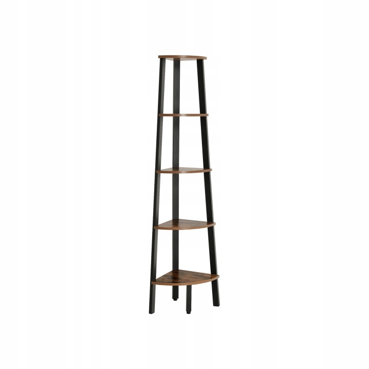 Rohová police Vasagle 5-úrovňová industriální vintage 159 cm