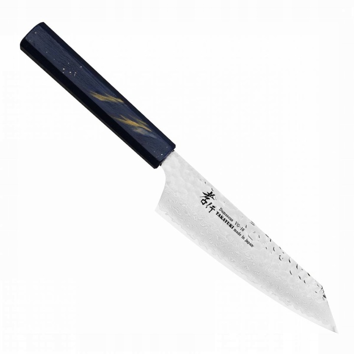 Sakai Takayuki Urushi VG-10 Saiseki Japonský Nůž Kengata 16 cm