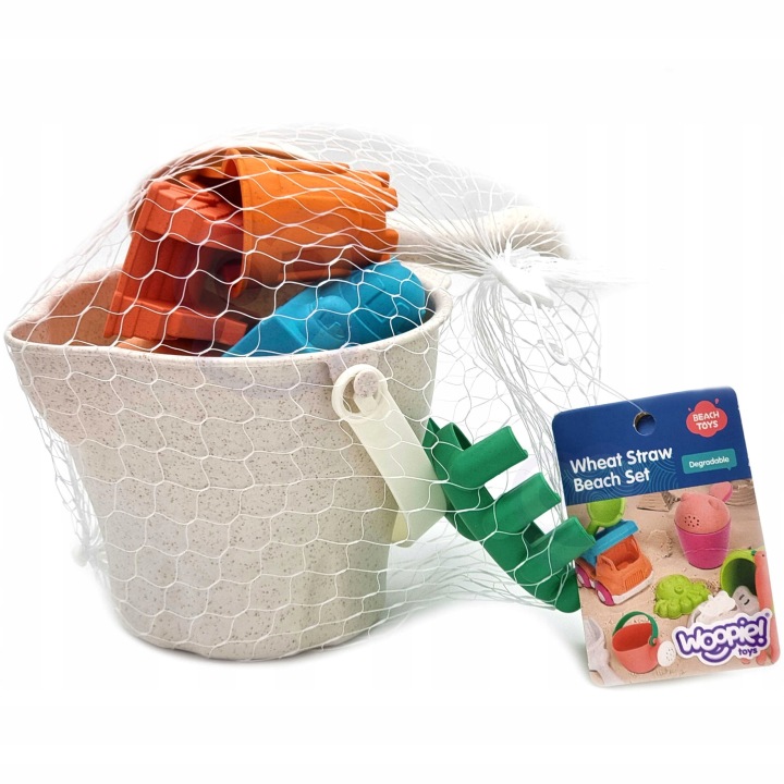 ZESTAW DO PIASKU PIASKOWNICY WIADERKO FOREMKI ŁOPATKA KONEWKA 8 el. WOOPIE Rodzaj zestaw