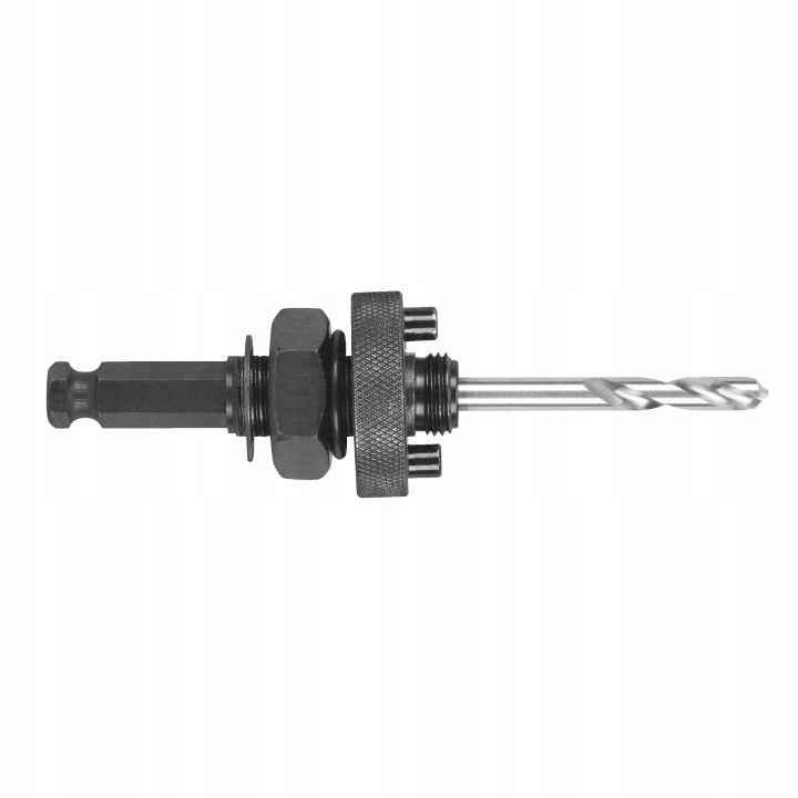 Třmen s úchytem Hex 11 mm pro Bimetalové děrovky s dálkovým ovládáním a vrták