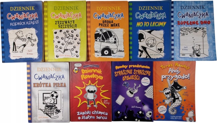 Zdjęcie egzemplarza: Dziennik Cwaniaczka / zestaw 9 książek / Jeff Kinney