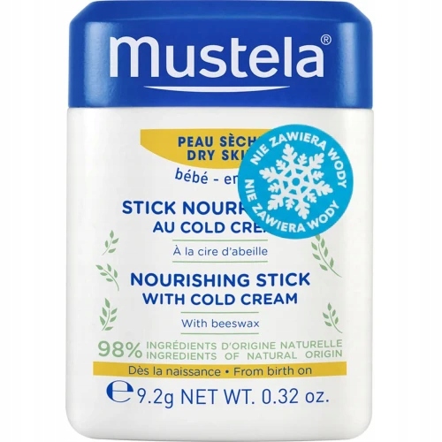 Mustela Штифт захисний з Cold Кремовий, 9,2 г - для дітей і немовлят