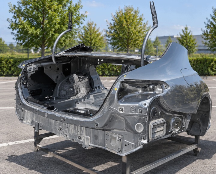 perfetto stato posteriore NADWOZIA longherone sinistra destro MERCEDES W214 berlina ibrido 1