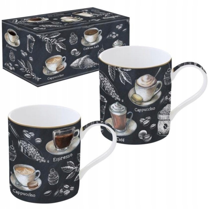 Porcelánový Hrnek V Ozdobné Krabičce 350 ML, 2 Ks