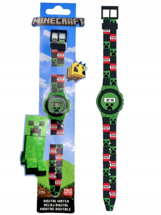 Годинник цифровий Minecraft KE02 Еко MIN4223 — фото 4