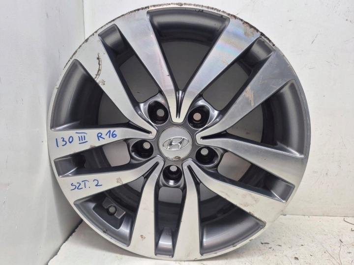 Originale CERCHIO di alluminio R16 6.5X16H2 HYUNDAI I30 III 52910-G4200 ET50