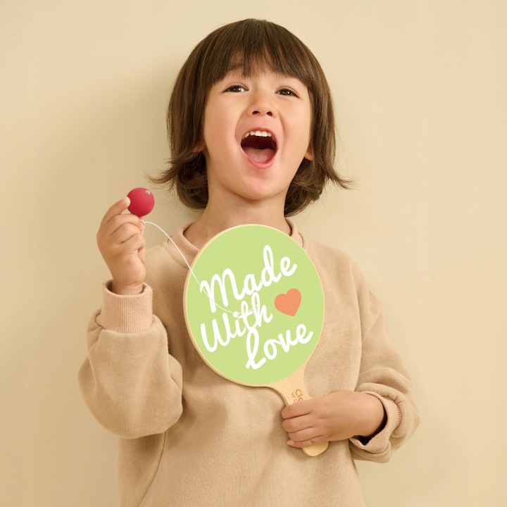 GRA ZRĘCZNOŚCIOWA PIŁKA NA GUMCE PADDLE BALL 3+ PALETKA RAKIETKA SPORTOWA Marka Classic World