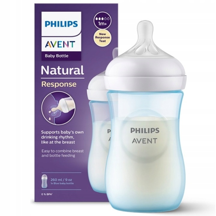 PHILIPS AVENT пляшка антиколікова NATURAL 3 RESPONSE 260 мл — фото 4