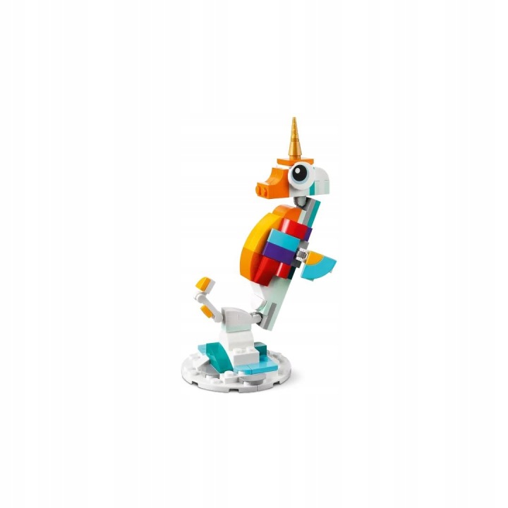 LEGO Creator 31140 Чарівний єдиноріг 3 в 1 Морський коник Чарівний paw — фото 7