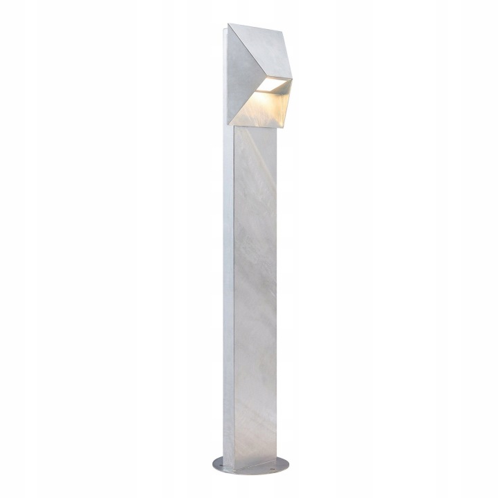 Zahradní sloupek Cesta Moderní Stříbrný Kov Sklo IP54 Pontio Nordlux