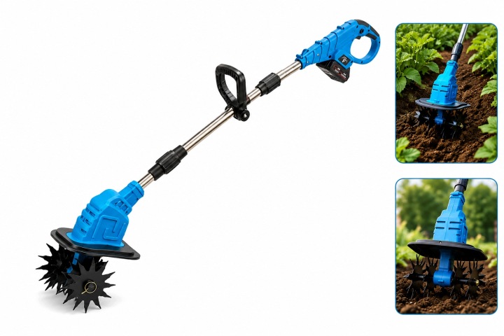 Kultivátor 21V 450W 2 Akumulátory
