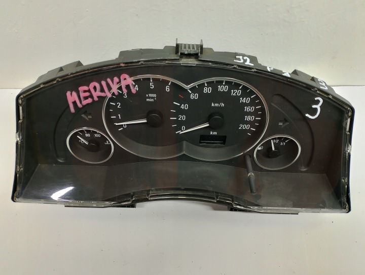 Instruments tachymètre compte tours Horloge montre tableau bord OPEL MERIVA 1.7 13163912DG