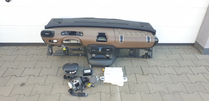 CITROEN C4 CACTUS prístrojová doska konzola AIR BAG napínacie pásy ZOSTAVA SENSOR KOMPLET 2014R