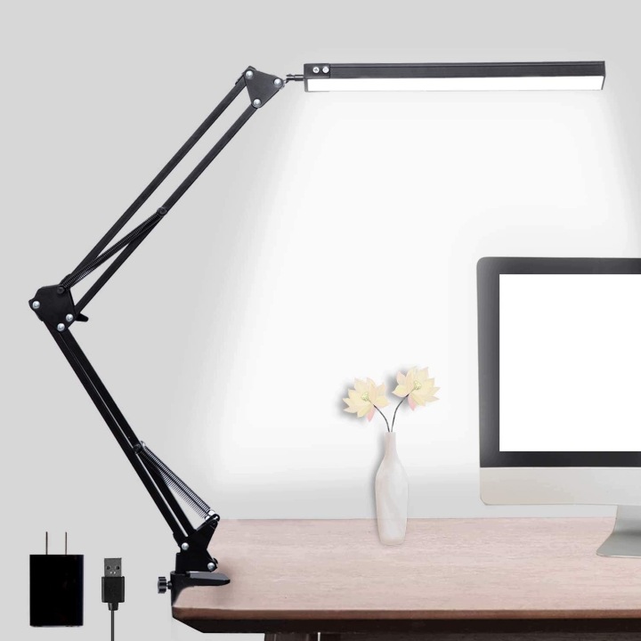 10W Led stolní lampa na školní stůl Noční Lampa Kreslící, nastavitelná