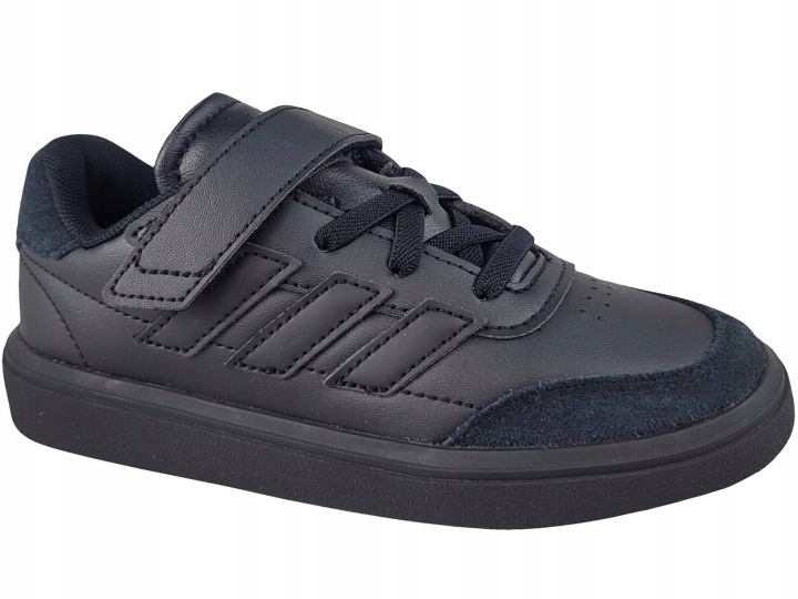 ADIDAS COURTBLOCK ел. ID6508 взуття дитяче кеди на липучках гумки чорні