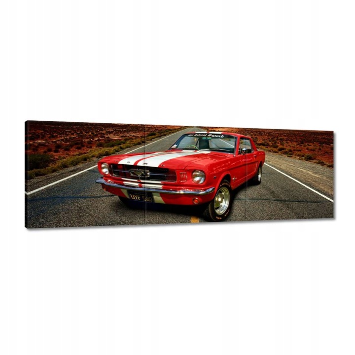 Obrazy 150x50 Červený Ford Mustang Usa
