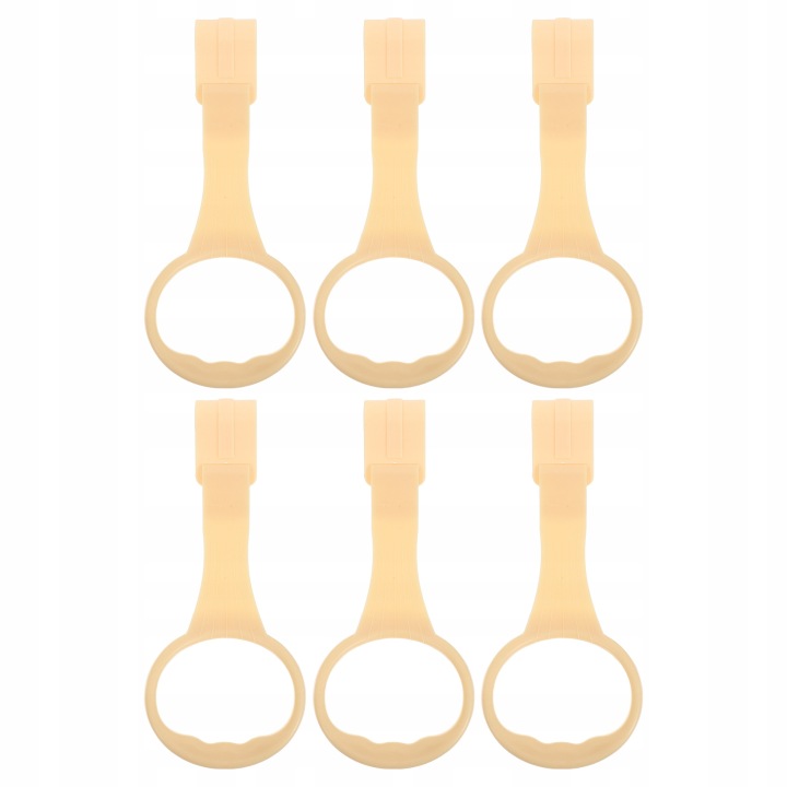 6 шт. Portable Baby Pull Rings Soft Пластиковий Baby Stand Up Aid — фото 8