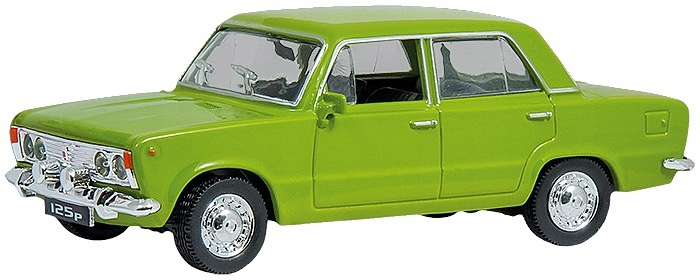 FIAT 125P колекція PRL модель транспортного засобу 1:43 автомобіль зелений DAFFI — фото 3