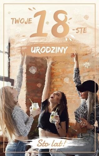Листівка святкова день народження 18 P18
