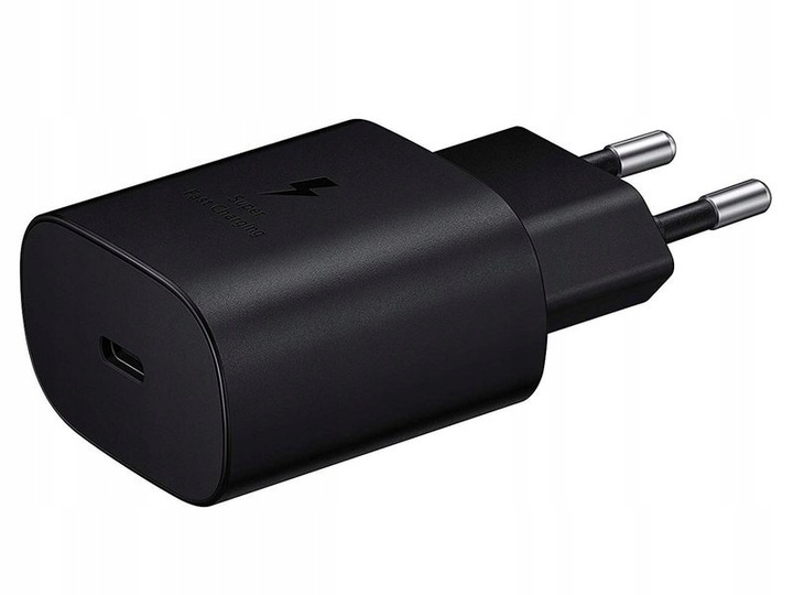 SZYBKA ŁADOWARKA SIECIOWA DO TELEFONU SAMSUNG KOSTKA 25W + KABEL USB-C 1M