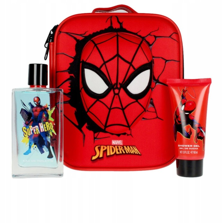 Marvel Spiderman косметичка з водою туалетну 100 мл і гель для купання 100 мл — фото 2