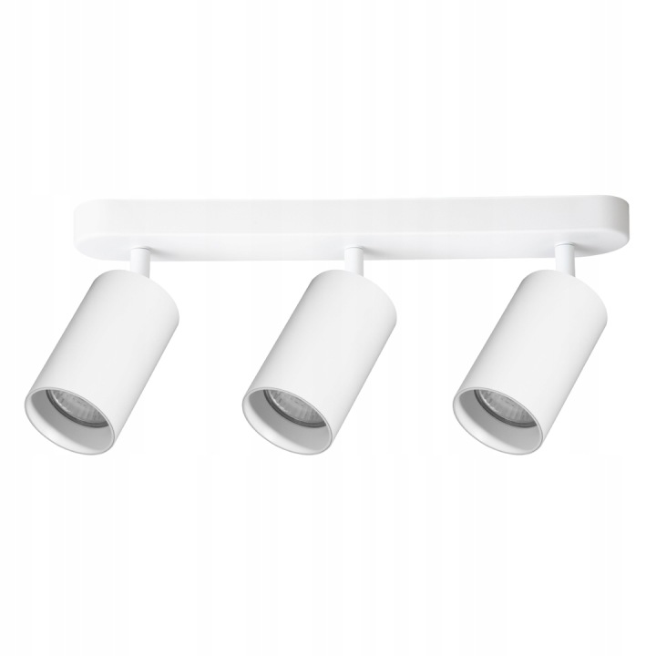 Lampa Sufitowa Spot Pipe Spot Biały 3xGU10 Ruchomy Reflektor