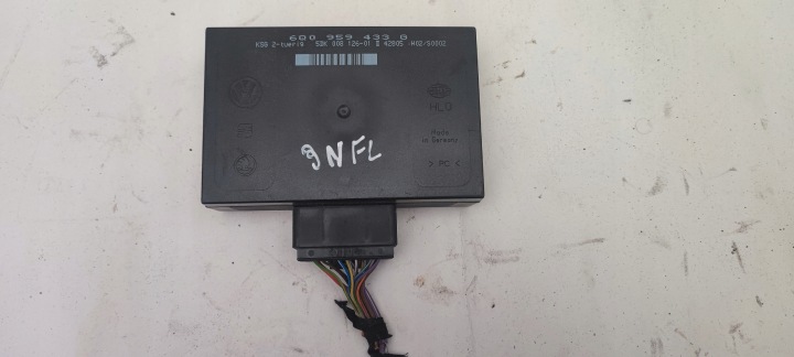 VW POLO 9N LIFT FL 05-09r. komfortsteuergerät + Connector Contact 6Q0959433G