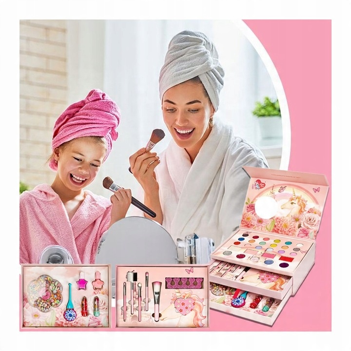 CASE CASKET COSMETICS FOR GIRLS UNICORN MIRROR SHADOWS Manufacturer code 1171