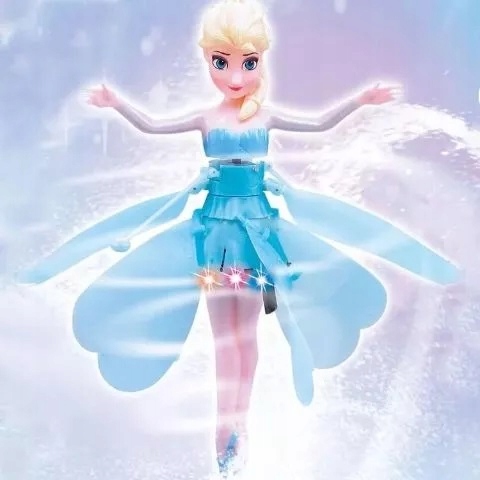 ELSA лялька WRÓŻKA літаюча керована долонею LED USB — фото 6