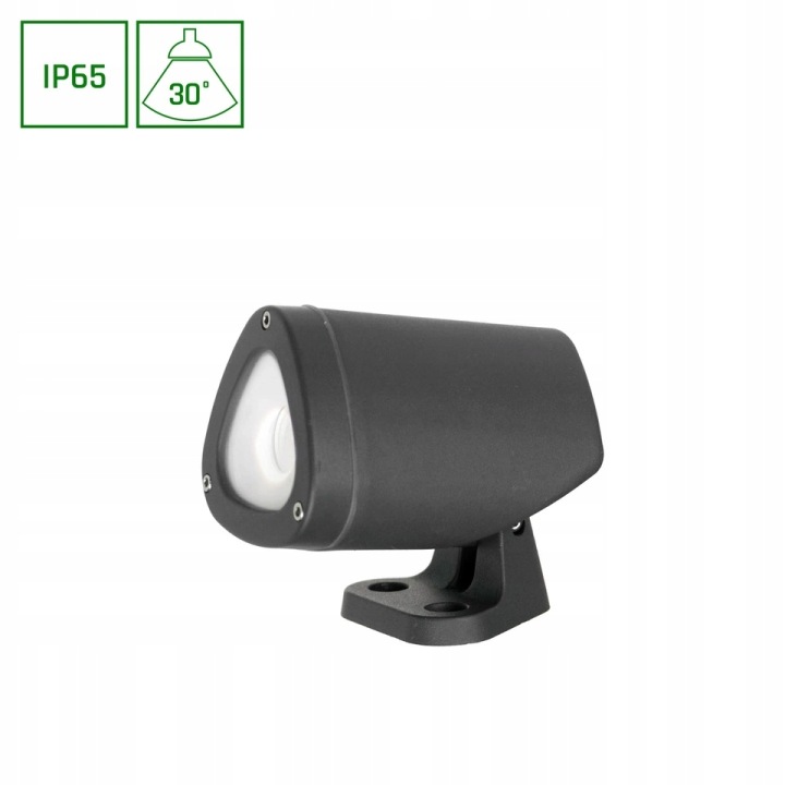 Fasádní svítidlo Torre 1 Led Cree 30st. 230V 3W IP65 Neutrální barva