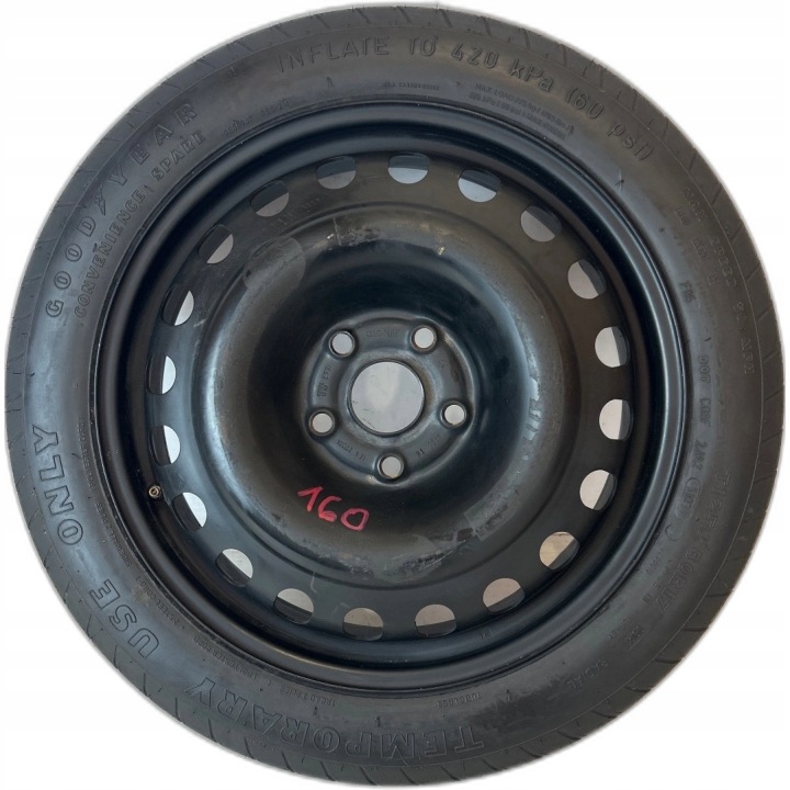 CUSCINETTO TENDICINGHIA ruota di scorta Ford Mondeo MK4 lift Volvo V70 V50 III 125/90/R16 5x108