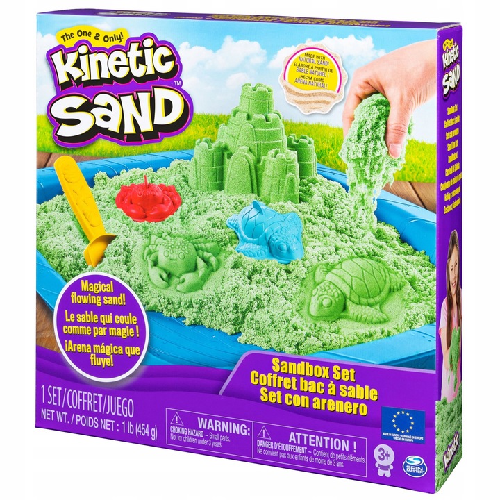 KINETIC SAND PIASEK KINETYCZNY ZESTAW ZAMEK 454g Marka Spin Master