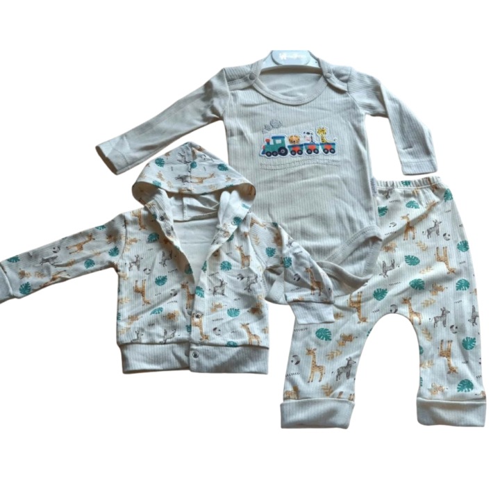 Komplet dres niemowlęcy bluza body spodnie — zdjęcie 18