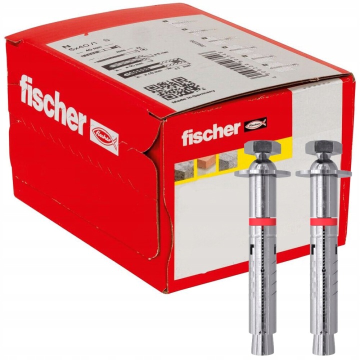 Fischer Kotva pro vysoké zatížení Ta M8 Bp s odtrhávací hlavou 50 Ks
