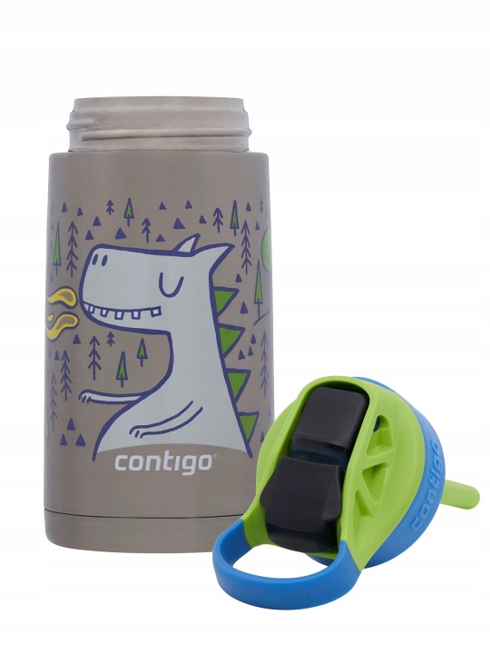 Пляшка для води CONTIGO EASY CLEAN 380 мл DRAGON дракон з трубочкою — фото 9