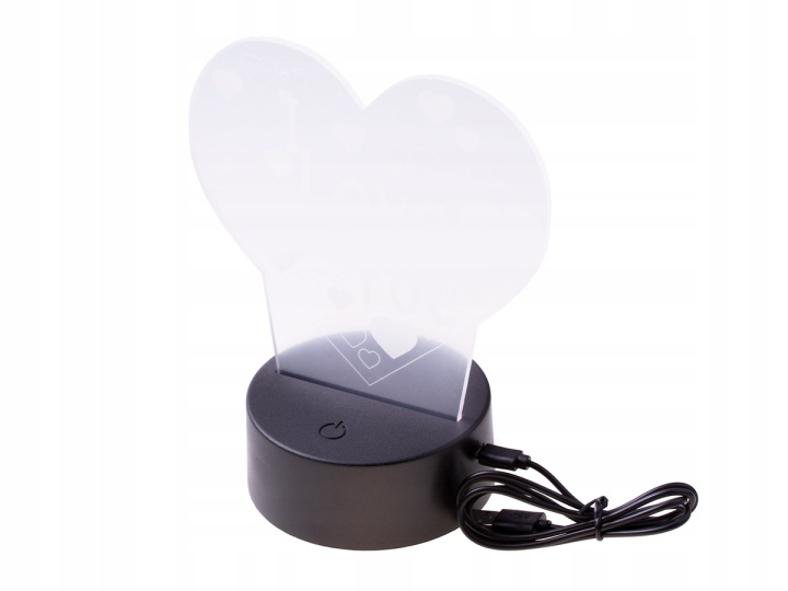 Нічник 3D LED "I LOVE YOU" маленька — фото 2