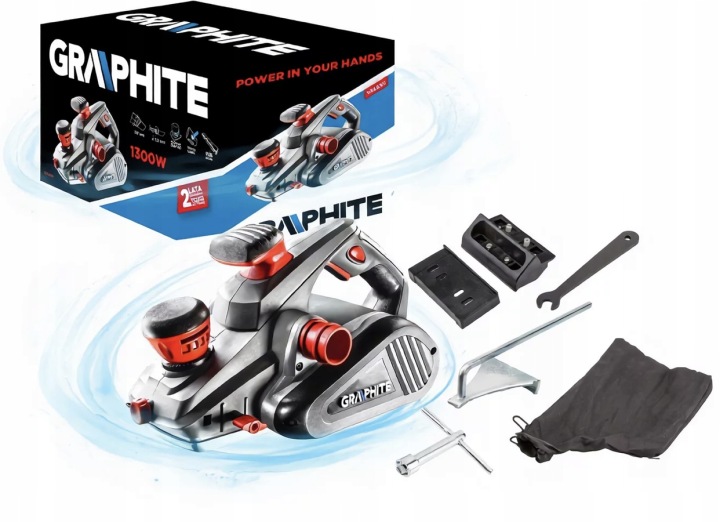 Graphite Elektrický hoblík 1300 W 110 mm Karton 59G680