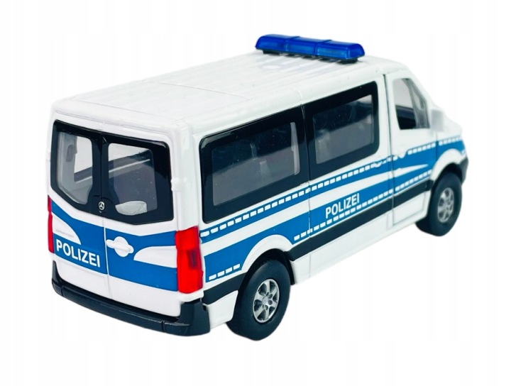 WELLY MERCEDES-BENZ SPRINTER TRAVELINER поліція німеччина 1:34 новий автомобіль — фото 3