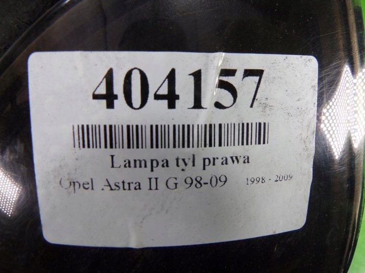 OPEL ASTRA G II COMPANY LAMPA 7
