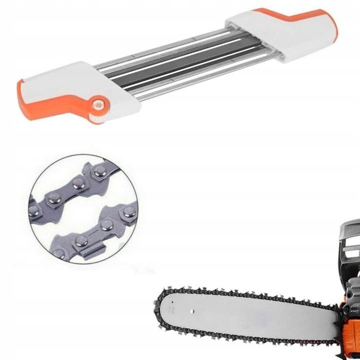 2 v 1 Pilník Brousek na řetězové pily 4,0 mm pro Stihl
