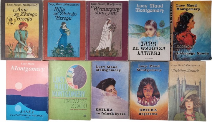 Zdjęcie egzemplarza: Lucy Maud Montgomery / zestaw 10 książek / Ania z Zielonego Wzgórza