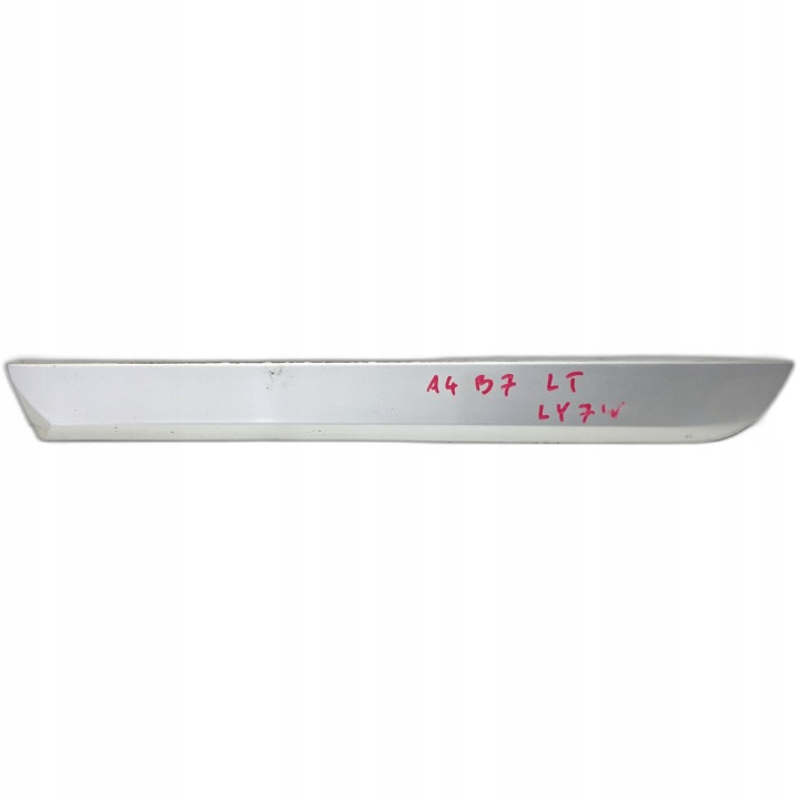 moulding lower door left rear part AUDI A4 B7 LY7W