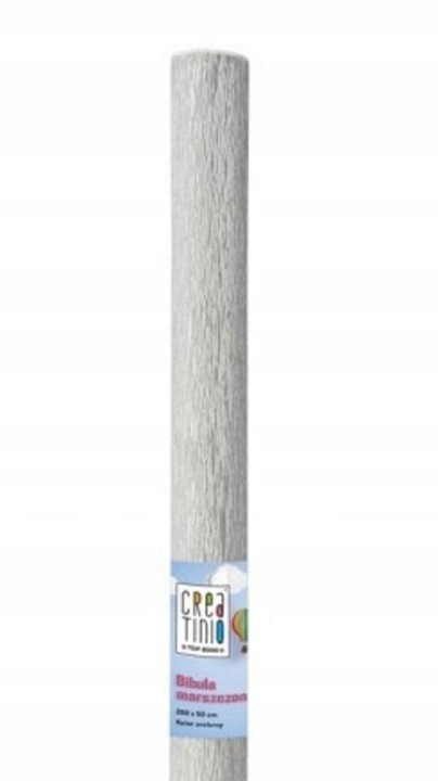 Креп-папір Топ 2000 Creatino 50x200 см срібляста — фото 2