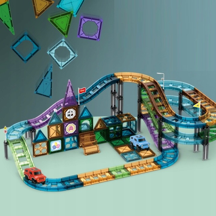 ELECTRIC QUEUE MAGNETIC BLOCKS SET FOR CHILDREN 96EL Manufacturer code 5903772585087