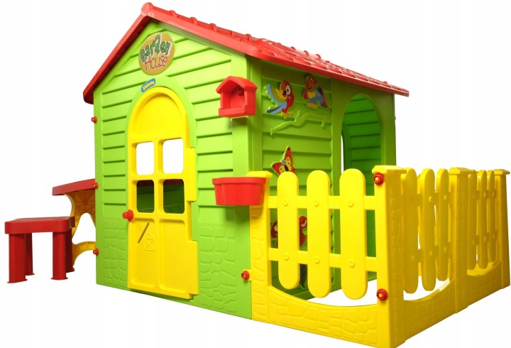 Будиночок садовий для дітей з бортиком і столиком великий XXL Mochtoys — фото 10
