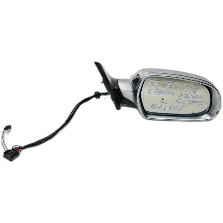 SPECCHIETTO RETROVISORE Esterne Destro AUDI A5 S5 8F CABRIO di alluminio 3Q7 14+2 PIN UK